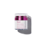 A jar of Murad Heartleaf Calming Cream with a pink and white label on a white background.