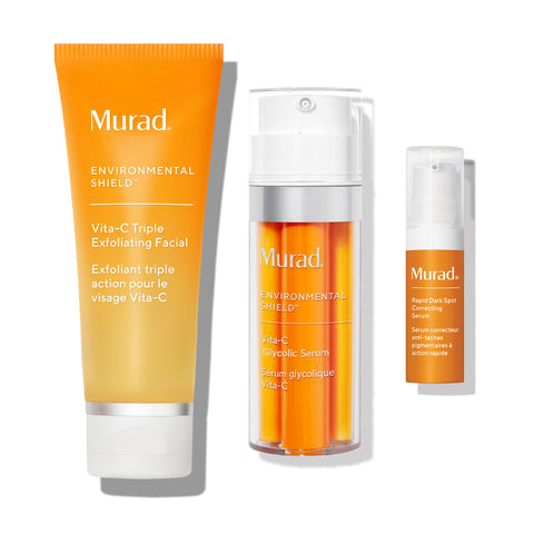 Murad retailer Environmental Shield Bundle Rapid Age Spot Correcting & Vita C Glycolic